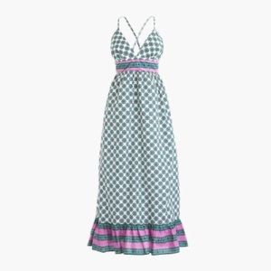 JCrew crossback maxi sundress dress S small
